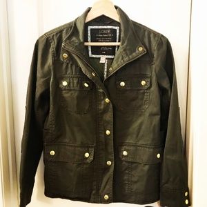 J Crew Downtown Field Mossy Olive Jacket